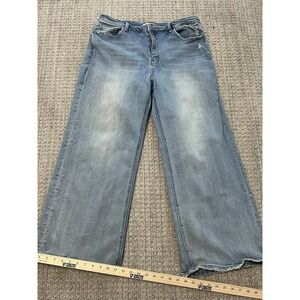 flying monkey jeans mid rise wide leg 34